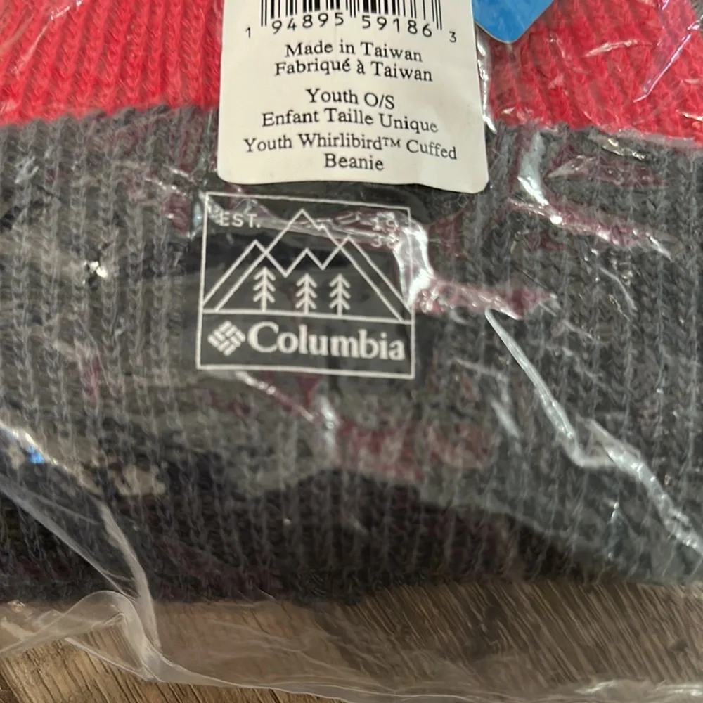 NWT • Columbia • whiribird cuffed Knit beanie